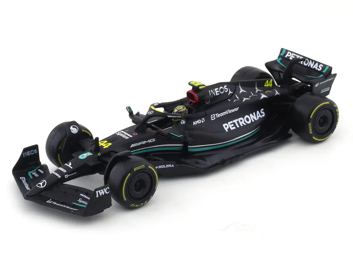 Bburago - 1/43 Scale Model 2023 Mercedes-AMG W14 E Performance #44 Lewis Hamilton