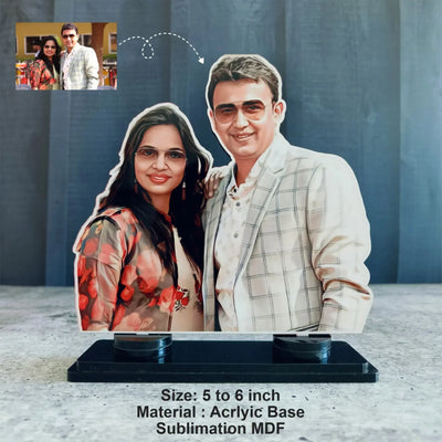 Your Gift Studio Personalised Couple Avtar Magnetic Stand