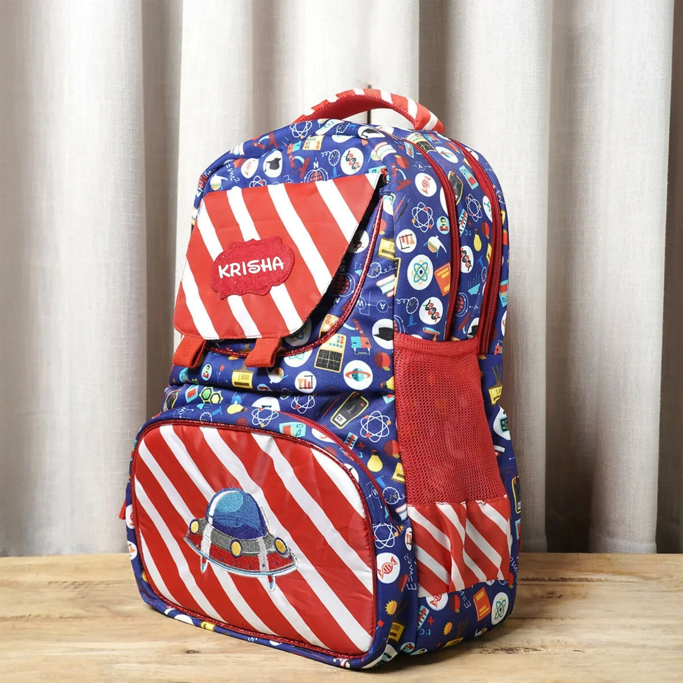 Your Gift Studio Space Print Kids Backpack, Tiffin, Fork, Spoon & Bottle Customised Hamper