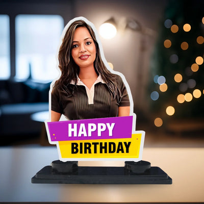 Your Gift Studio Happy Birthday Personalised Avtar Magnetic Stand