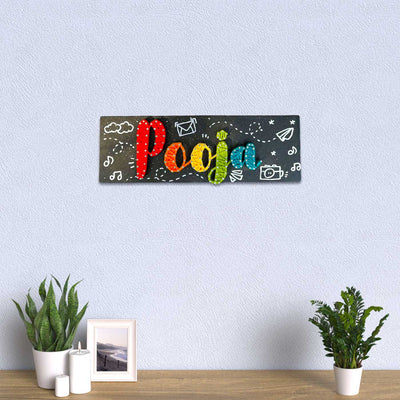 Personalized String Art Name Plate
