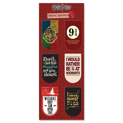 Harry Potter Magnetic Bookmark (Pack Of 6)