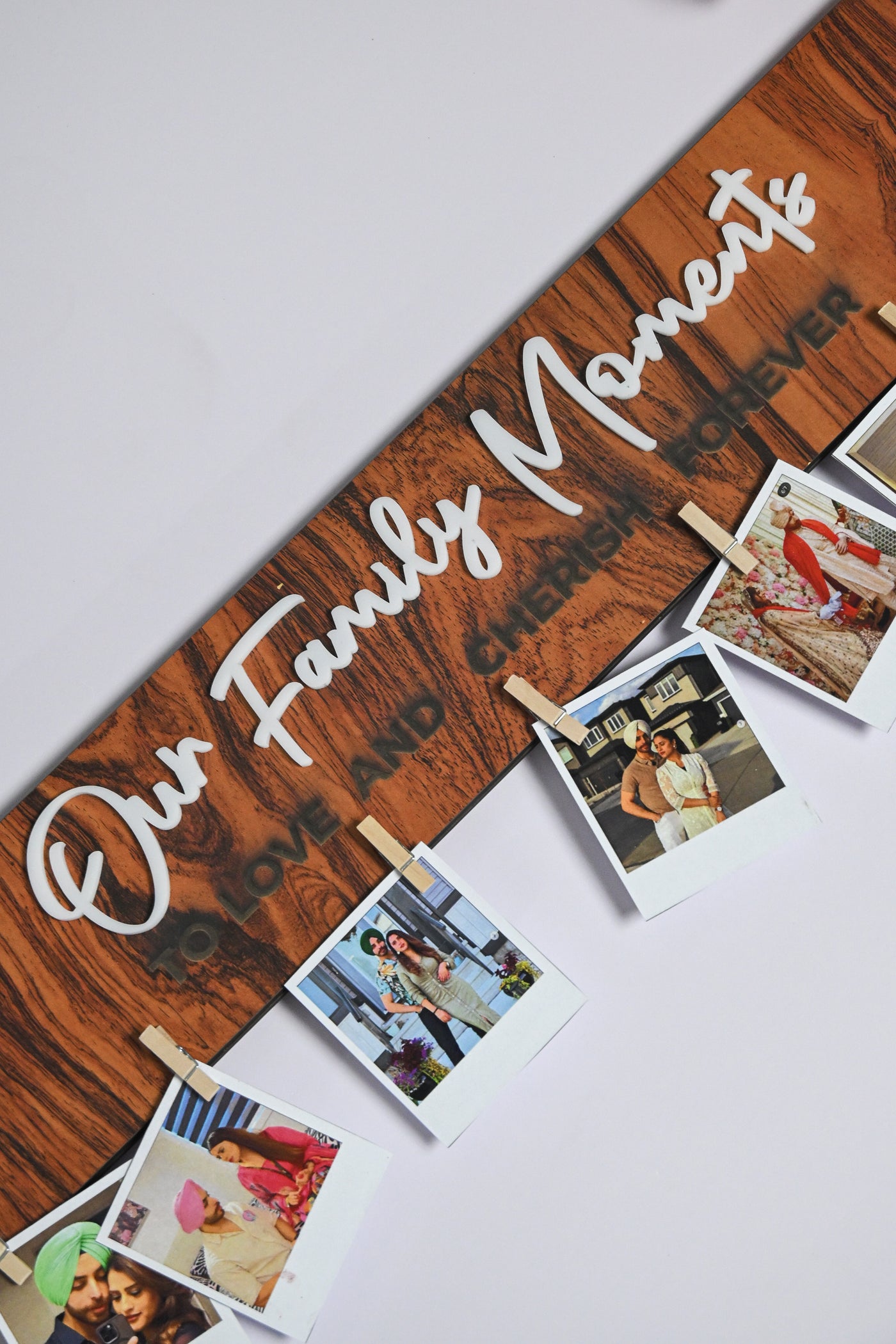 Family Moment Board Light Brown,Brown