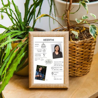 Your Gift Studio All About You Personalised Frame