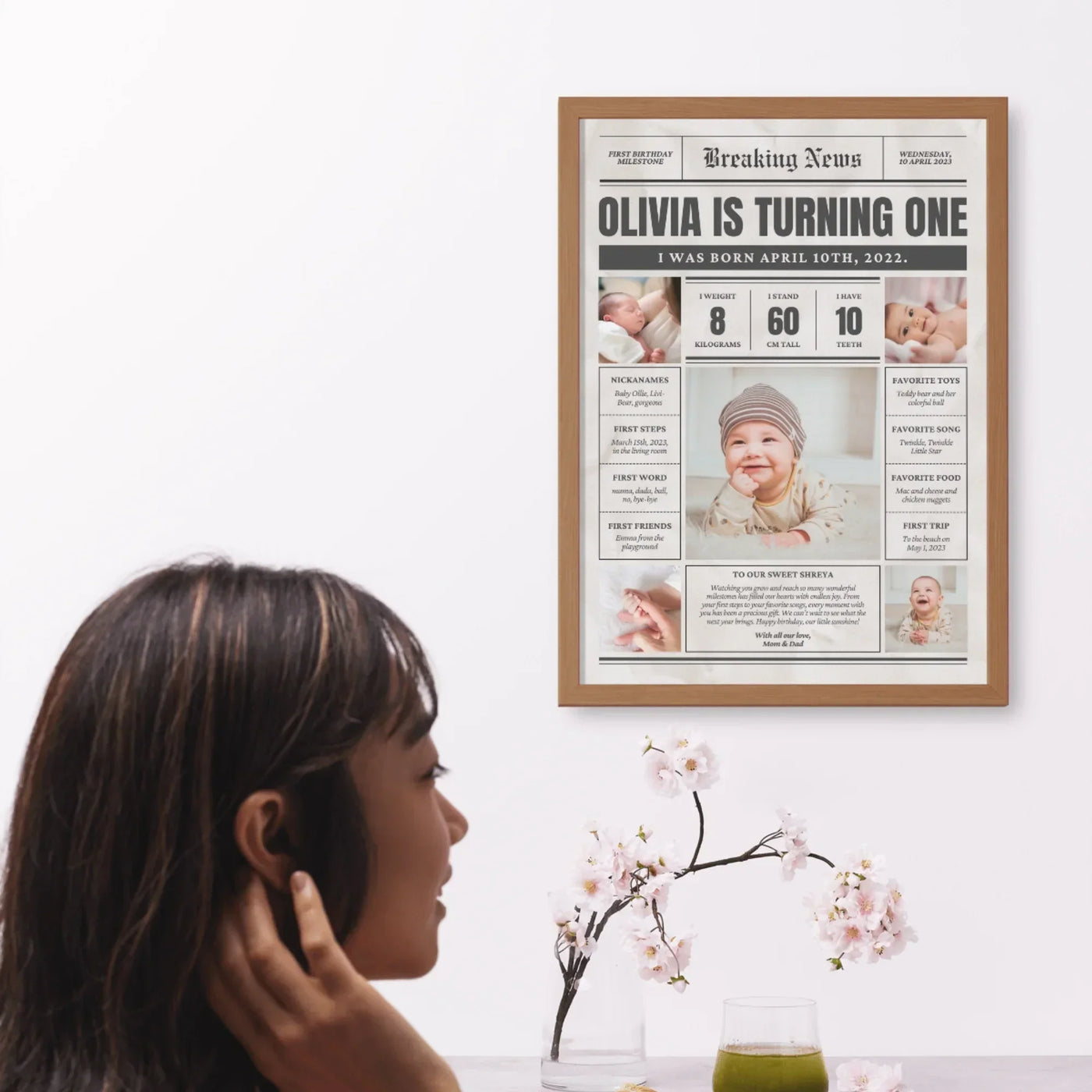 Your Gift Studio All About You Baby Personalised Frame