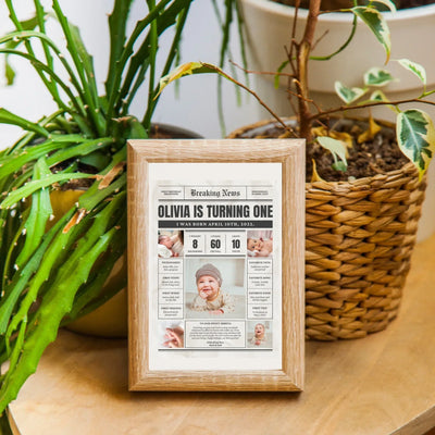 Your Gift Studio All About You Baby Personalised Frame