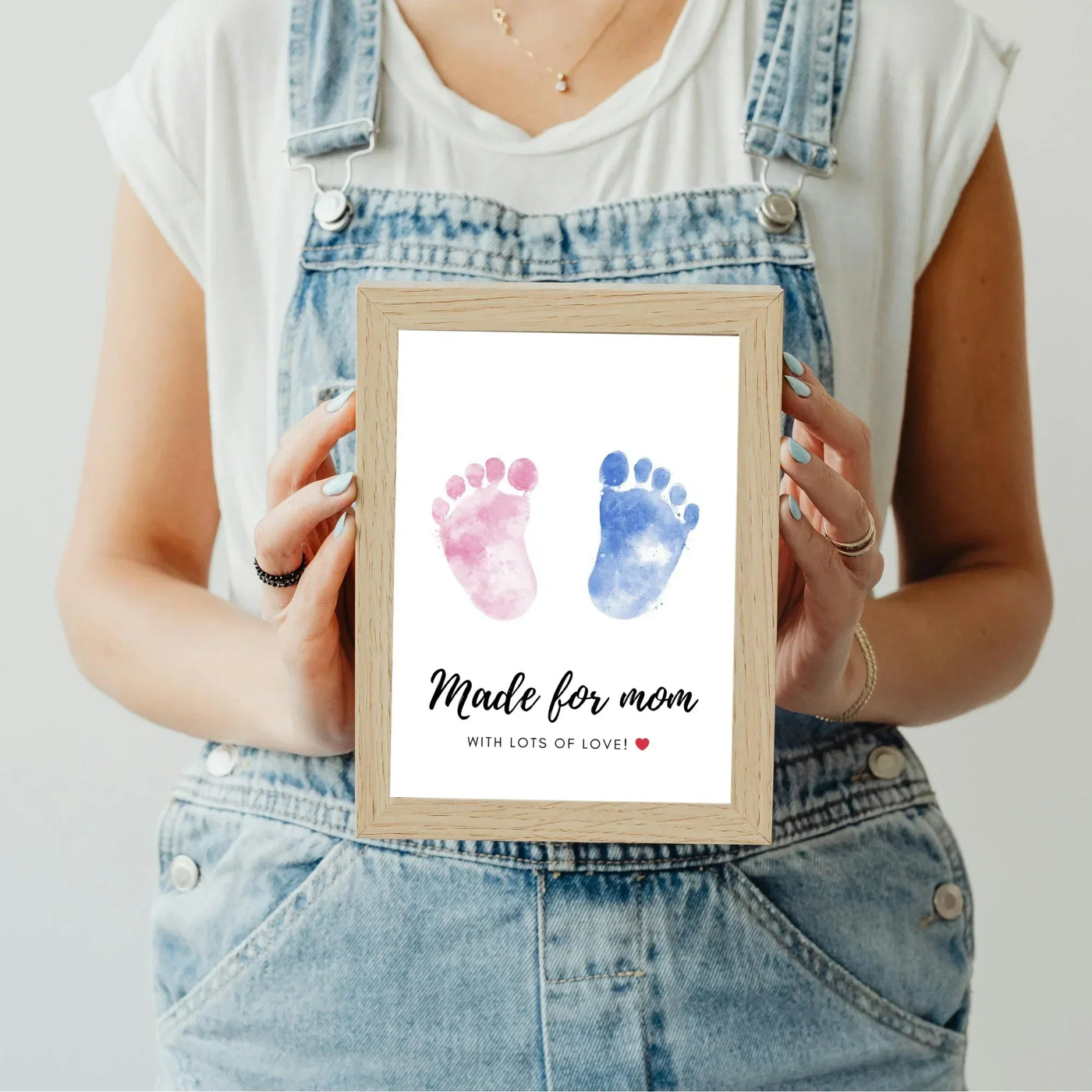 Your Gift Studio Baby Footprint & Handprint Personalised Frame
