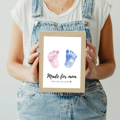 Your Gift Studio Baby Footprint & Handprint Personalised Frame
