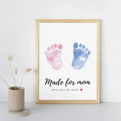 Your Gift Studio Baby Footprint & Handprint Personalised Frame