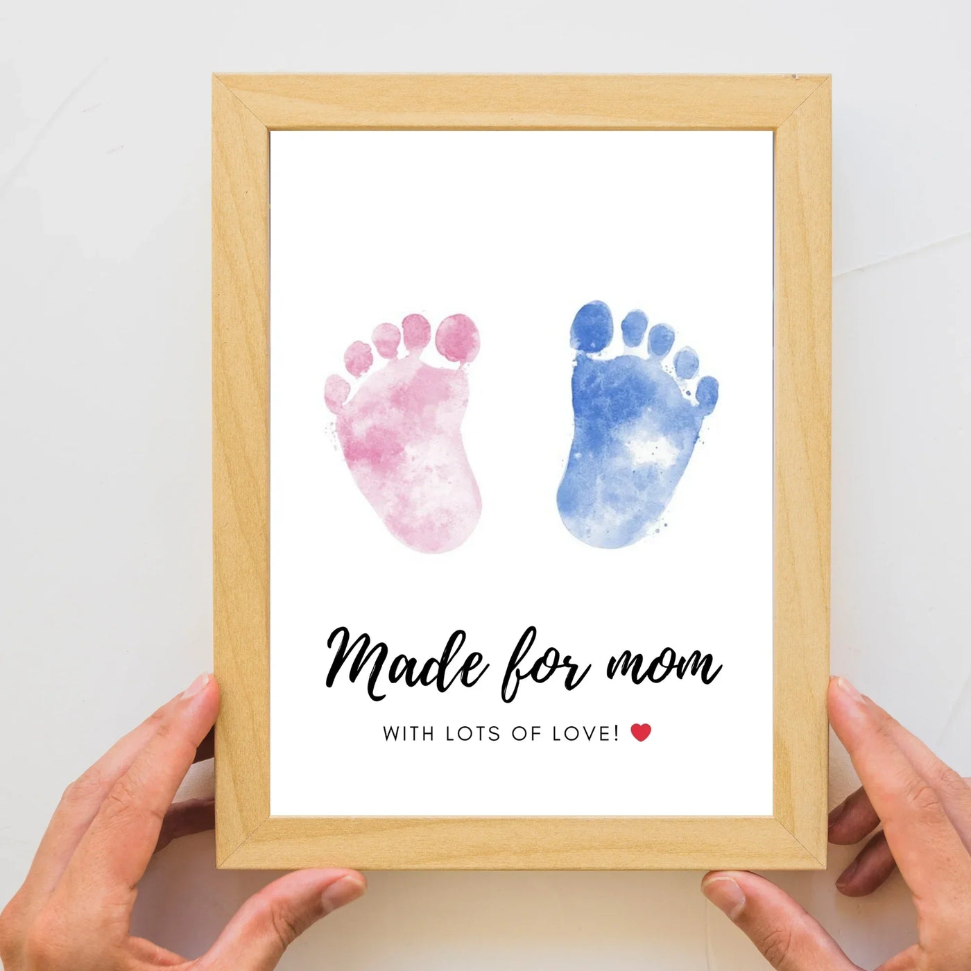 Your Gift Studio Baby Footprint & Handprint Personalised Frame