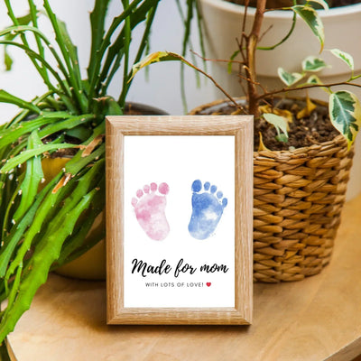 Your Gift Studio Baby Footprint & Handprint Personalised Frame