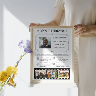 Your Gift Studio Personalised Retirement Memories Frame