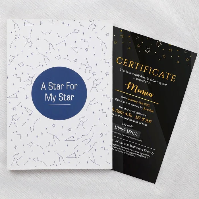 Your Gift Studio Personalised A Star Frame