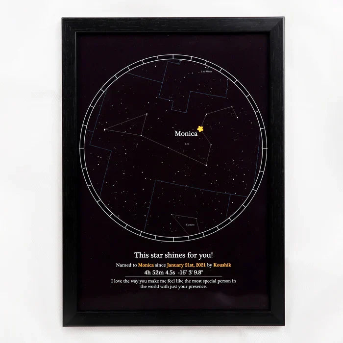 Your Gift Studio Personalised A Star Frame