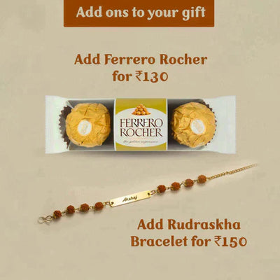 Personalized Men's Decent 3 Pcs Gift Combo - Brown