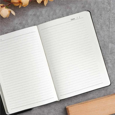 Great Things Never Came From Comfort Zone Printed Hard Cover Diary - Tan