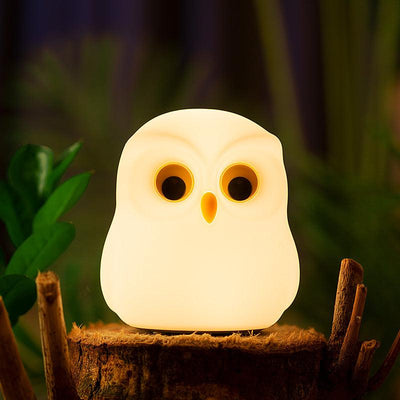 Cute Colour-Changing Owl Silicon Lamp / Hedwig Lamp