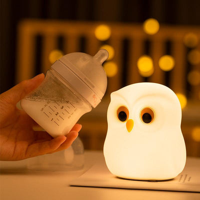 Cute Colour-Changing Owl Silicon Lamp / Hedwig Lamp