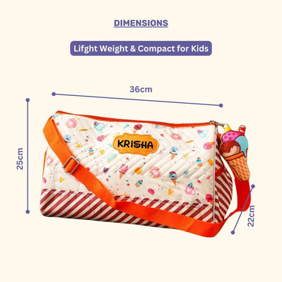 Your Gift Studio Ice Cream Print Kids Customised Duffle Bag 2.0
