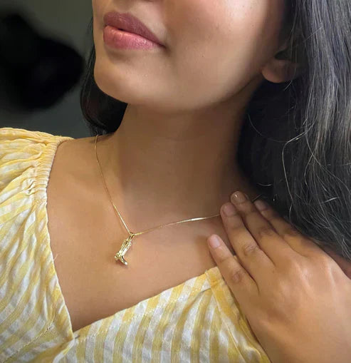 Cowgirl Boots Charm Necklace