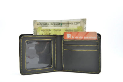 Personalized Men's Wallet and Diary Combo - Grey