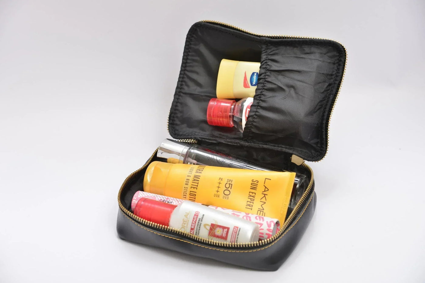 Personalized Mini make up kit + Sling bag - Black