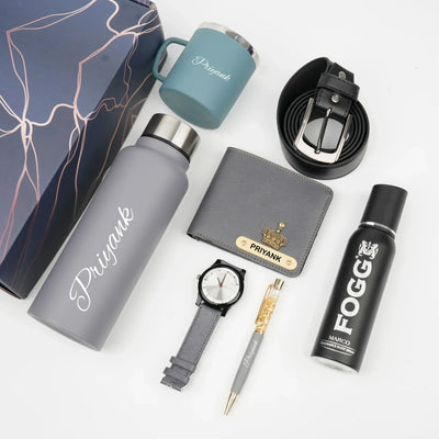 Personalised Brother (Bhai) Combo 8.0 - Dark Grey