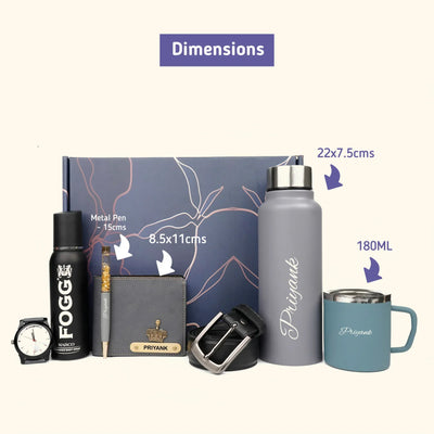 Personalised Brother (Bhai) Combo 8.0 - Dark Grey