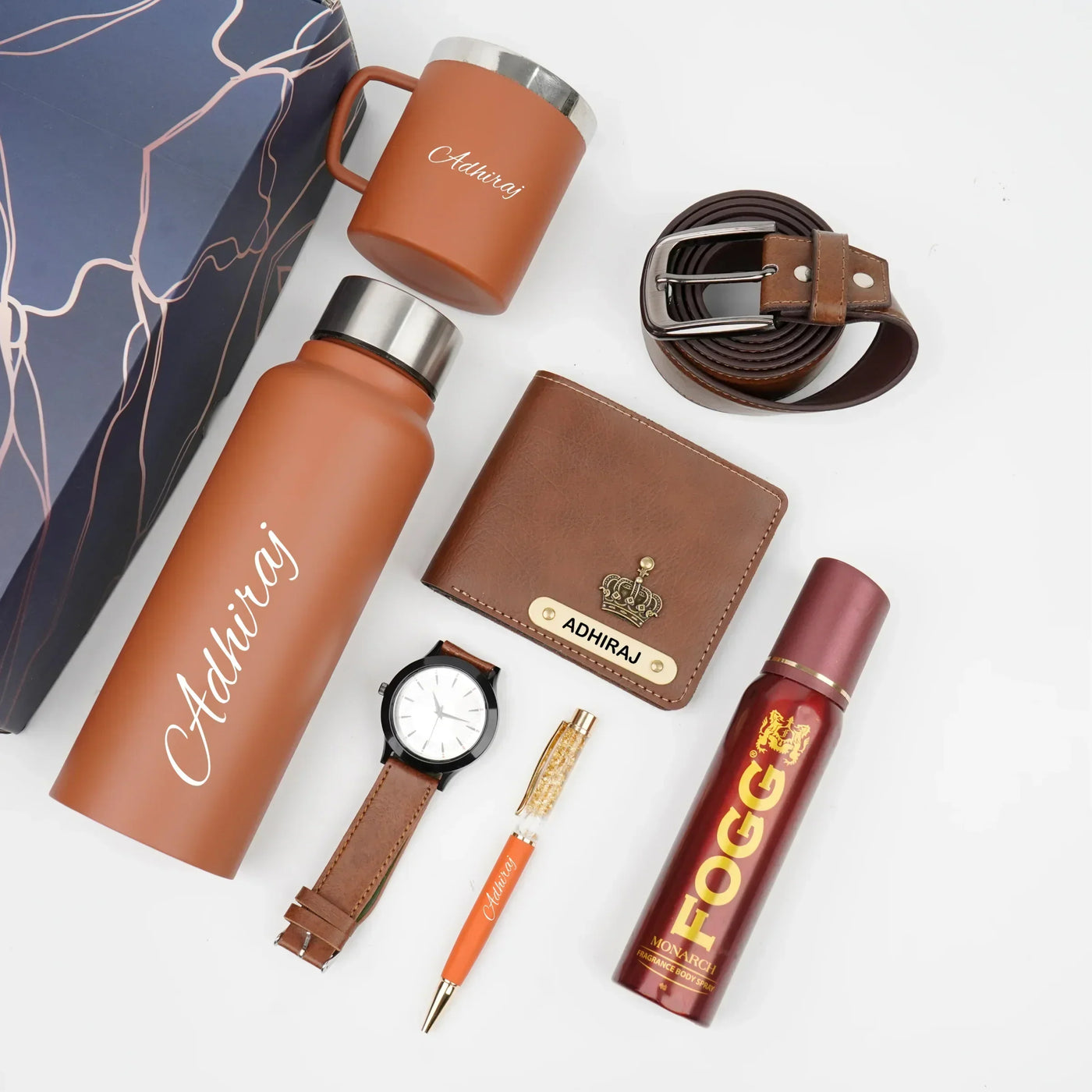 Personalised Brother (Bhai) Combo 8.0 - Tan