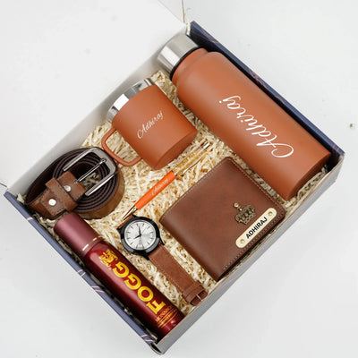 Personalised Brother (Bhai) Combo 8.0 - Tan