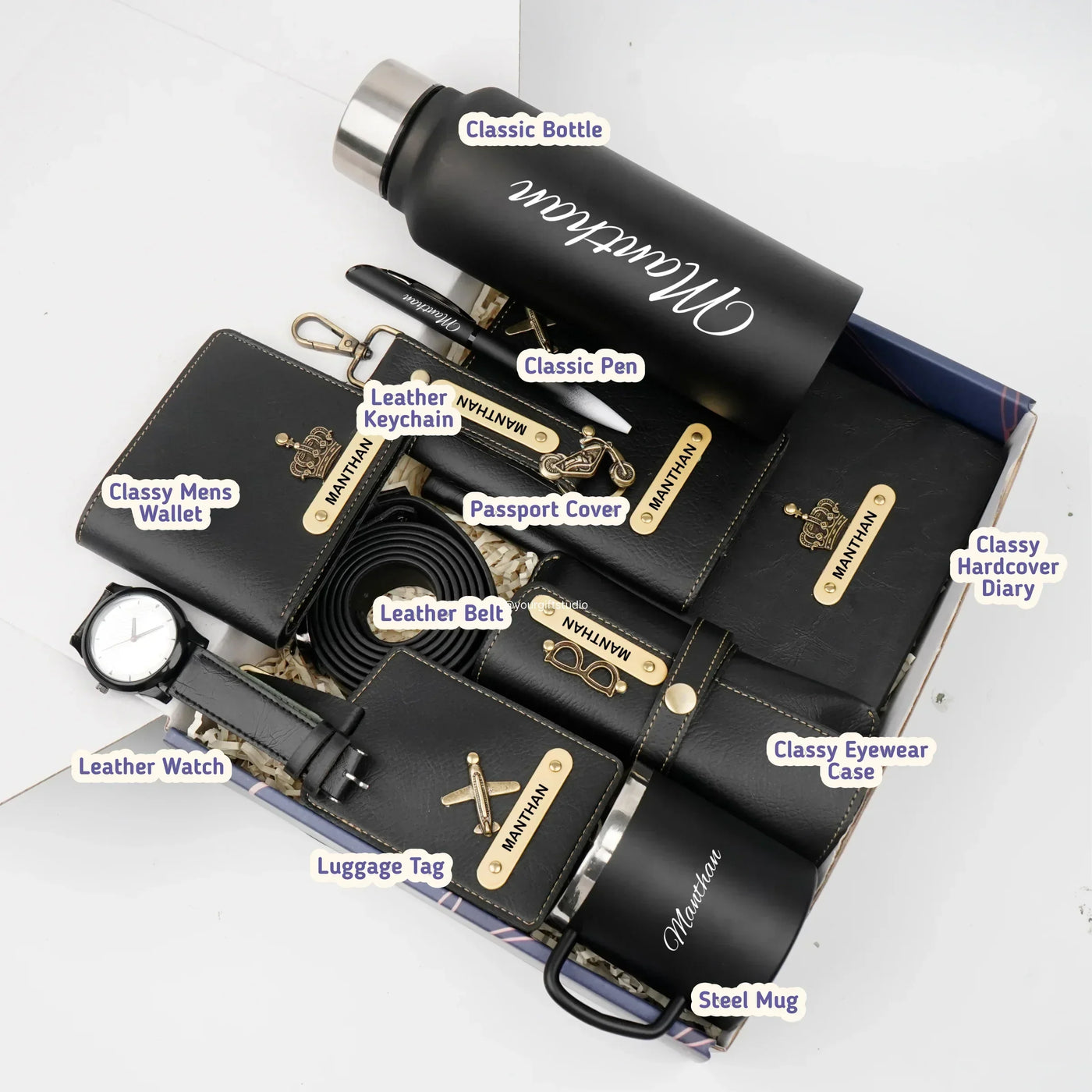 Personalised Brother (Bhai) Combo 9.0 - Black