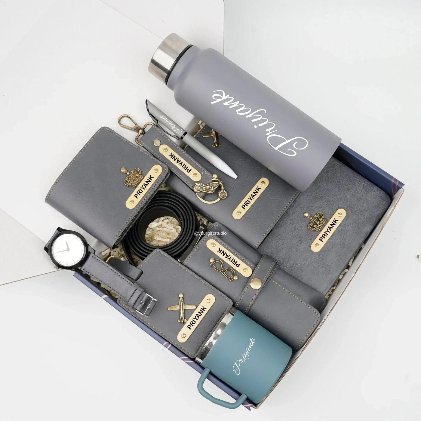 Personalised Brother (Bhai) Combo 9.0 - Dark Grey