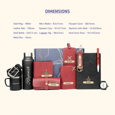 Personalised Brother (Bhai) Combo 9.0 - Maroon