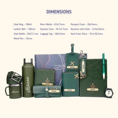 Personalised Brother (Bhai) Combo 9.0 - Olive Green