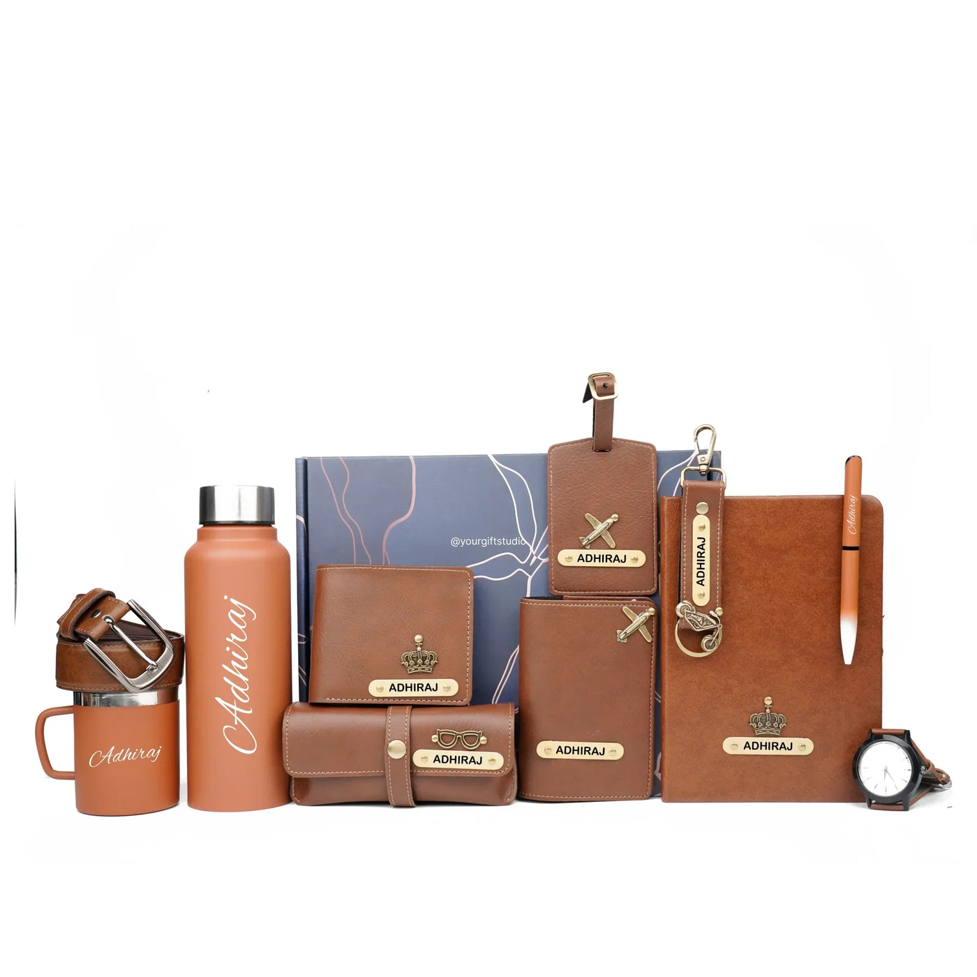 Personalised Brother (Bhai) Combo 9.0 - Tan