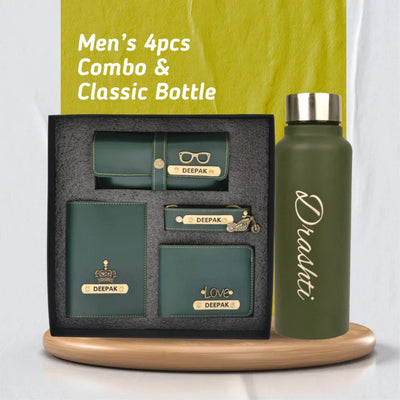Customized Perfect Men's & Boys Combo - Green