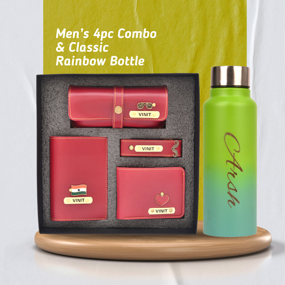 Personalized Perfect Men's & Boys Combo - Wine