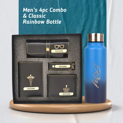 Personalized Perfect Men's & Boys Combo - Black