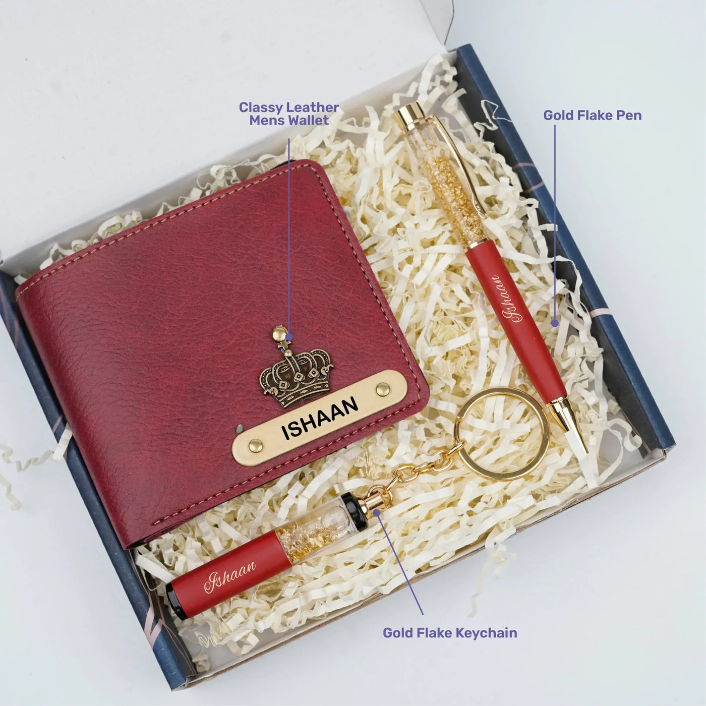 Personalised Brother (Bhai) Combo 2.0 - Maroon