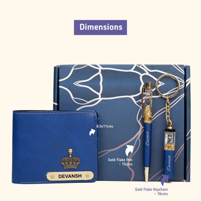 Personalised Brother (Bhai) Combo 2.0 - Royal Blue