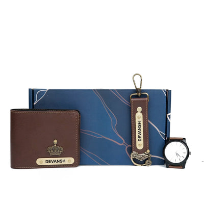 Personalised Brother (Bhai) Combo 3.0 - Brown