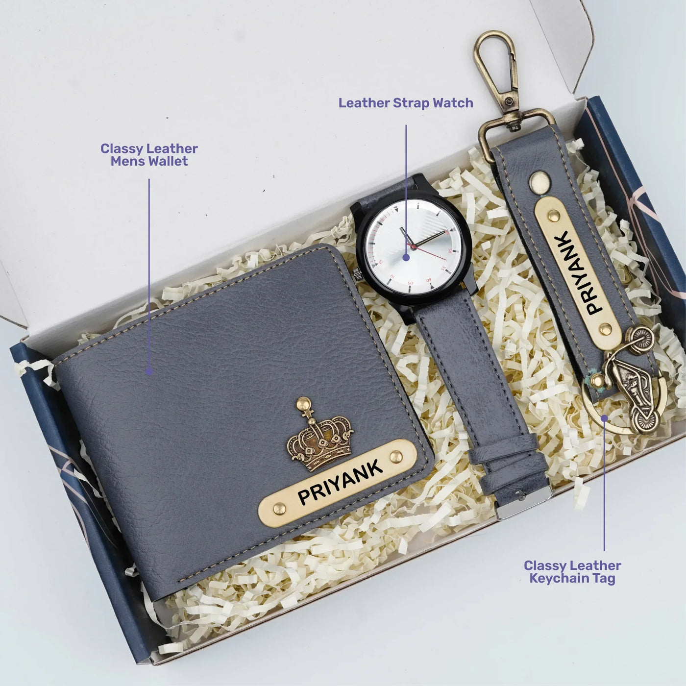 Personalised Brother (Bhai) Combo 3.0 - Dark Grey