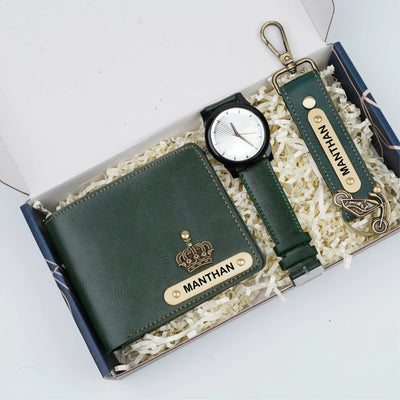 Personalised Brother (Bhai) Combo 3.0 - Olive Green