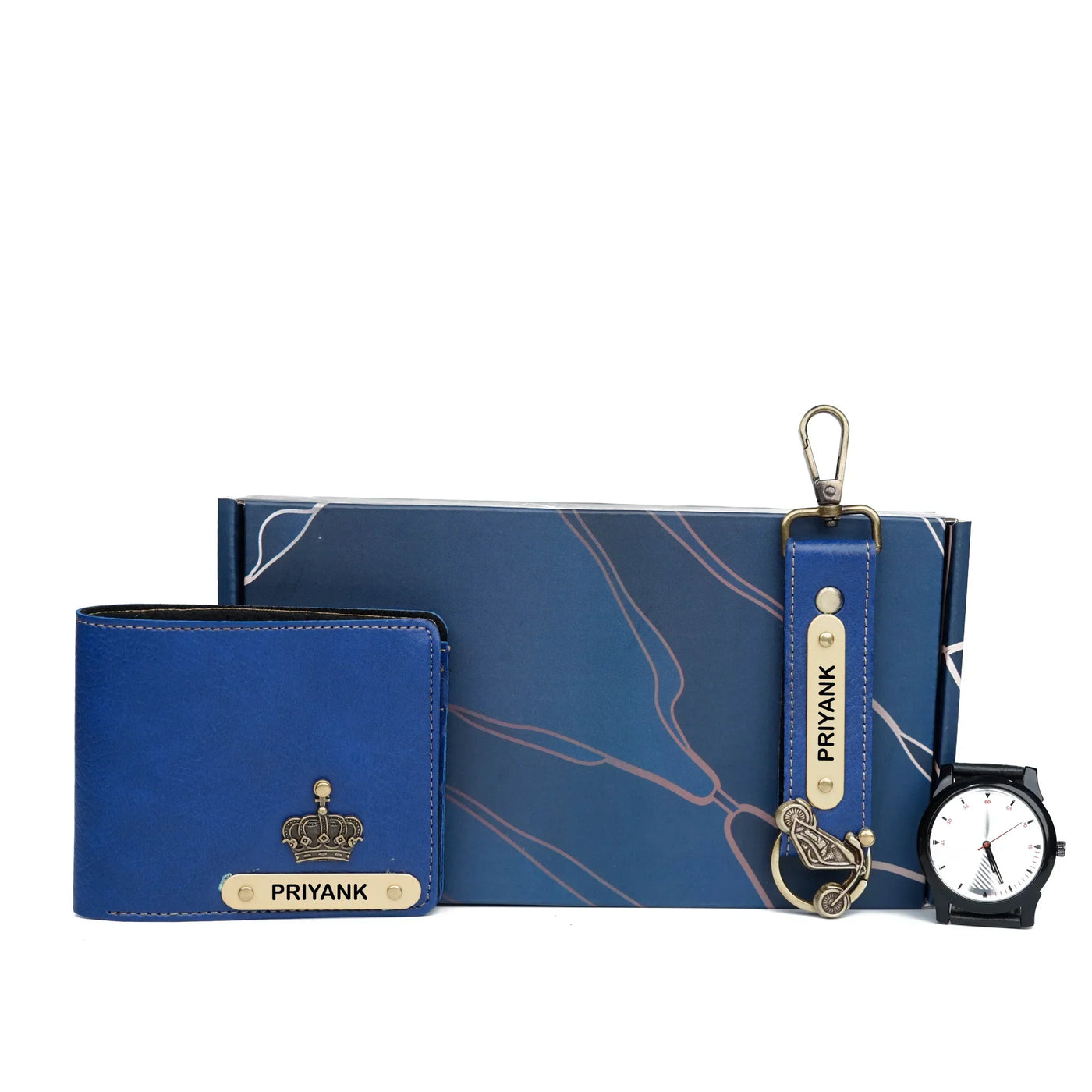 Personalised Brother (Bhai) Combo 3.0 - Royal Blue