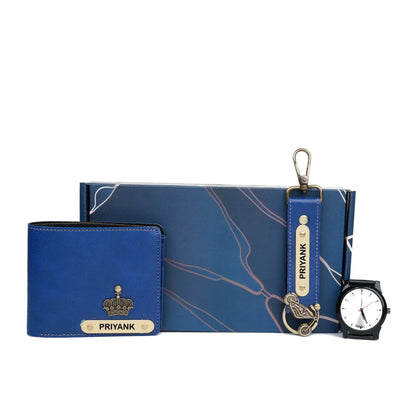 Personalised Brother (Bhai) Combo 3.0 - Royal Blue