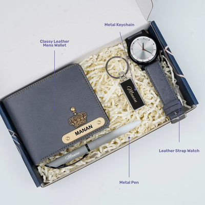 Personalised Brother (Bhai) Combo 4.0 - Dark Grey