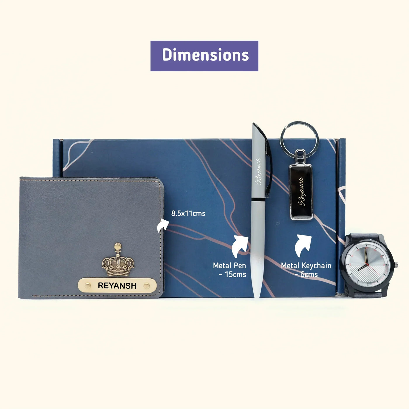 Personalised Brother (Bhai) Combo 4.0 - Dark Grey