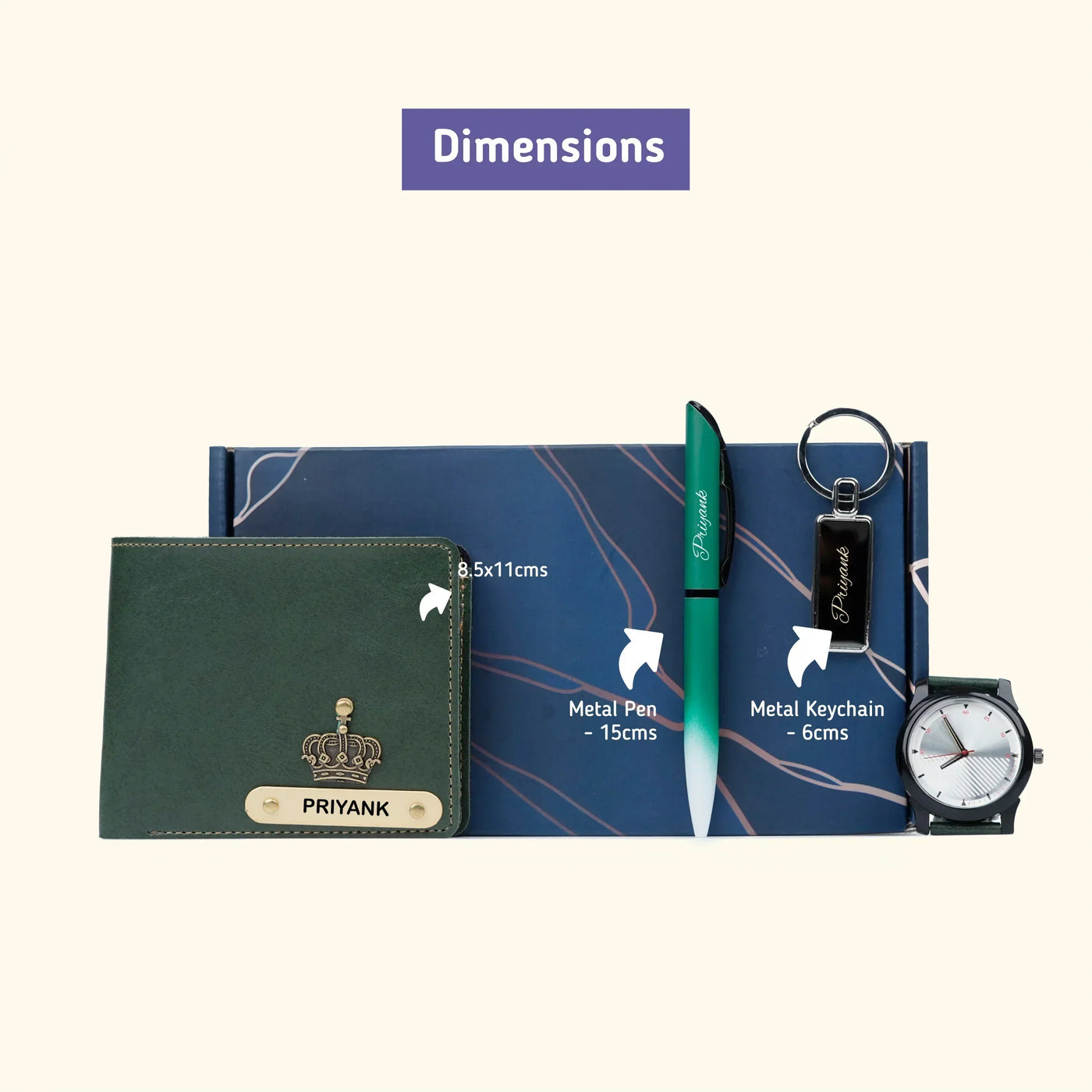 Personalised Brother (Bhai) Combo 4.0 - Olive Green