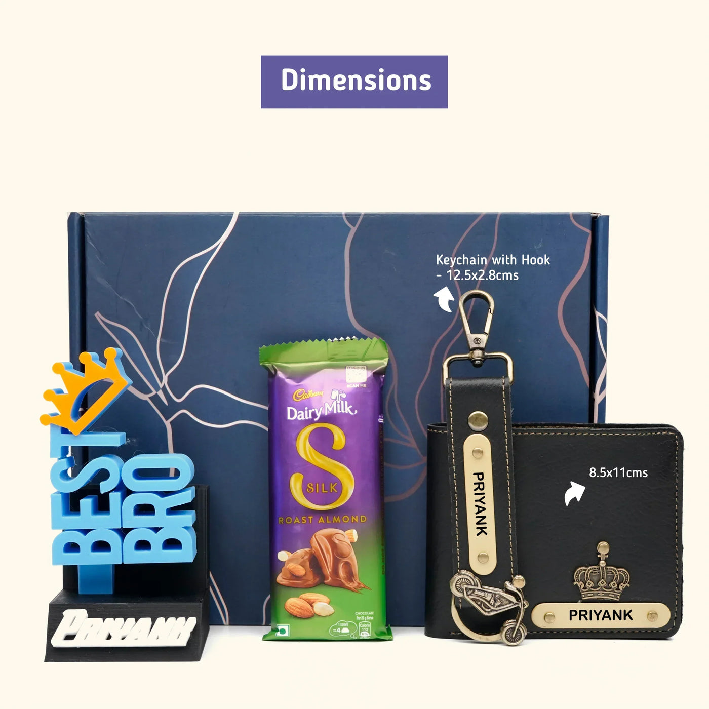 Personalised Brother (Bhai) Combo 7.0 - Black