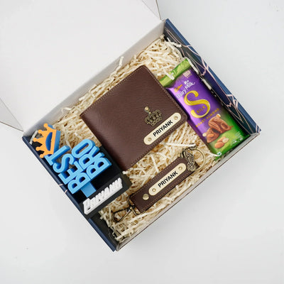 Personalised Brother (Bhai) Combo 7.0 - Brown